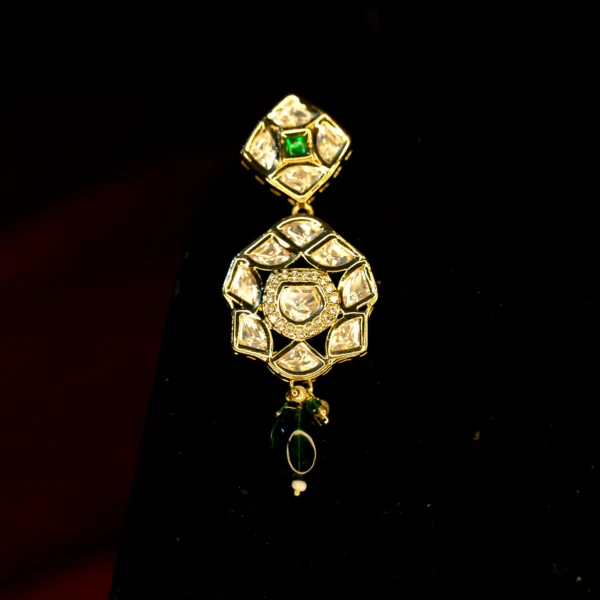 KUNDAN WITH MEENA GREEN DIAMOND - Image 3