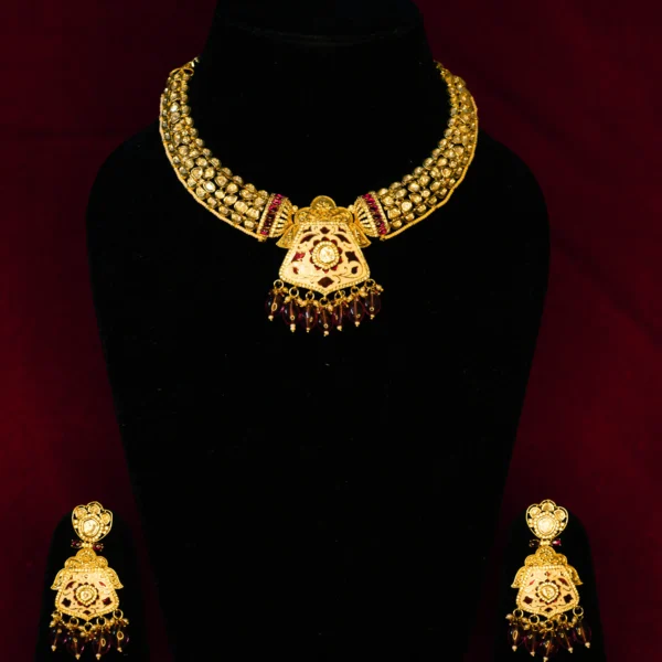 KUNDAN POLKI OPEN SETTING SET