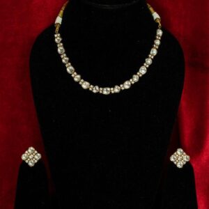 UNCUT DIAMOND NECKLACE SET