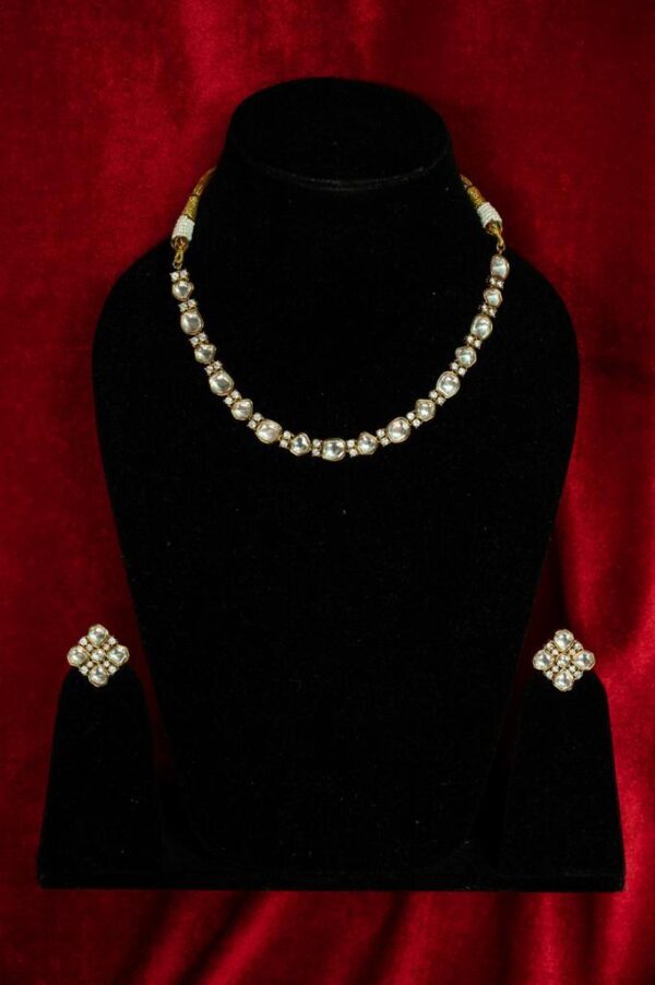 UNCUT DIAMOND NECKLACE SET