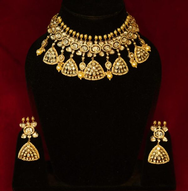 Chokar with haar pattern rajasthani set